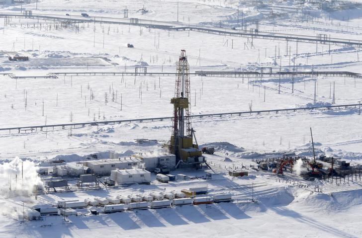 © Reuters. Вид на Ванкорское нефтяное месторождение в Красноярском крае 