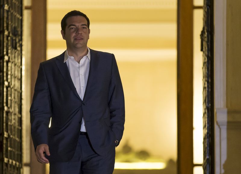 © Reuters. Primer ministro griego convoca a referéndum sobre rescate para el 5 de julio