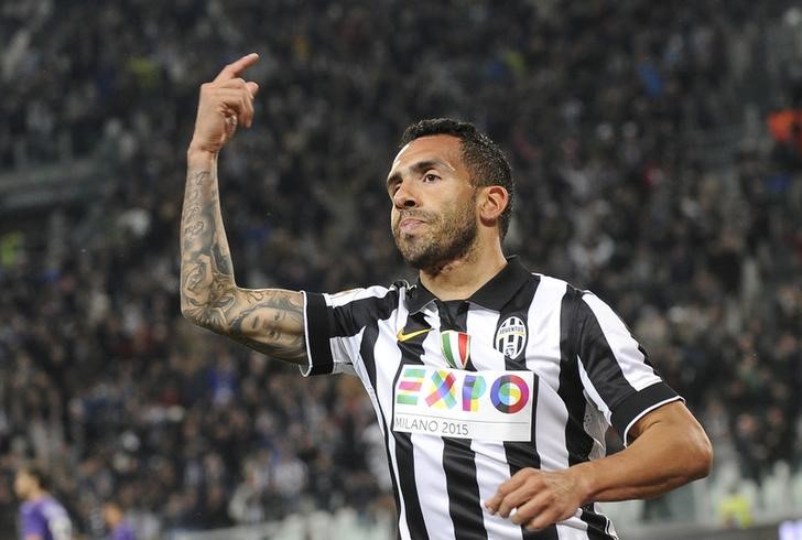 © Reuters. El argentino Carlos Tevez se unirá al boca Juniors procedente de la Juventus