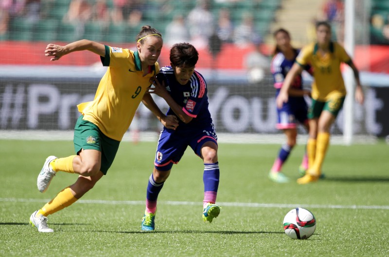 © Reuters. Soccer: Women's World Cup-Australia at Japan