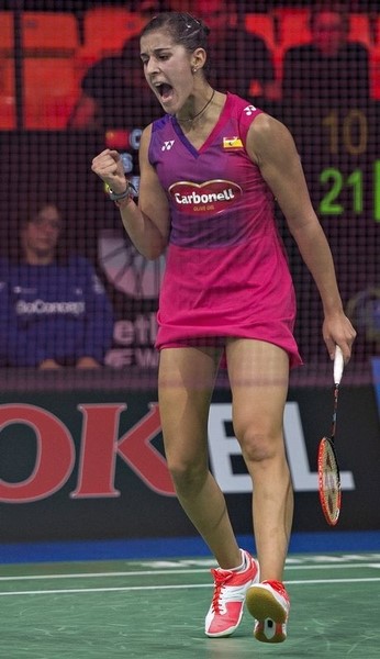 © Reuters. Carolina Marín se adjudica el Abierto de Hong Kong de badminton