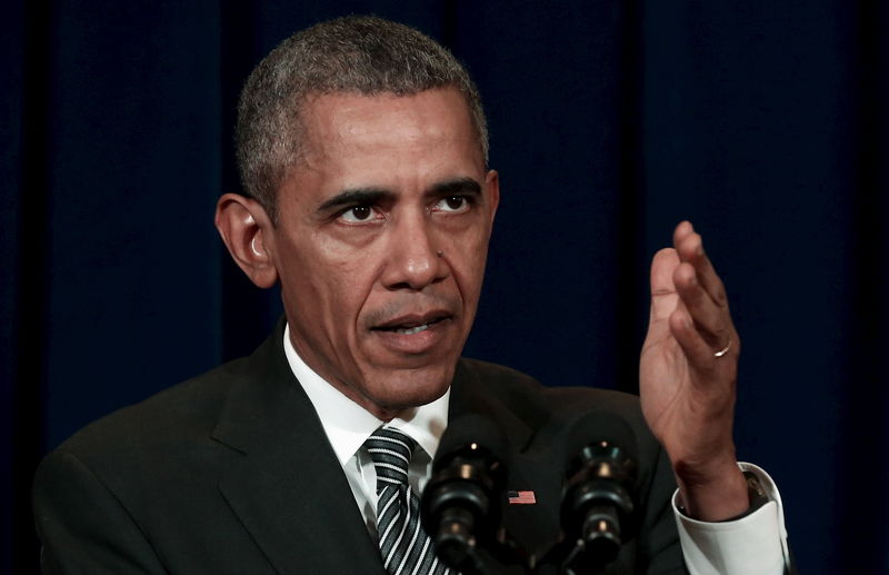 © Reuters. أوباما .. رحلة واحدة وأربع قمم وخروج عن النص فرضه الاسلاميون