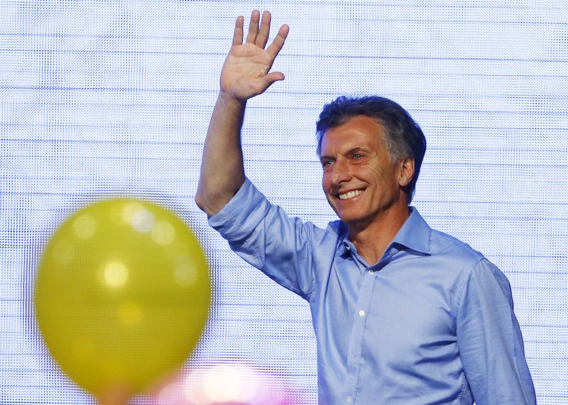 © Reuters. MAURICIO MACRI ÉLU PRÉSIDENT DE L'ARGENTINE