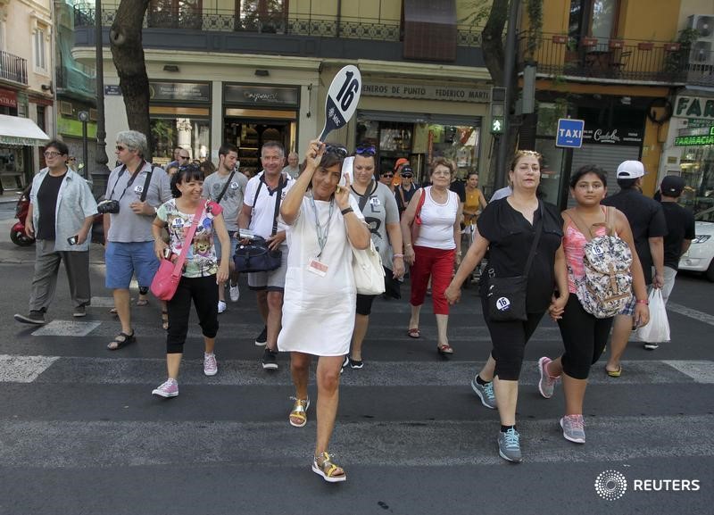 © Reuters.  Las pernoctaciones en hoteles españoles suben un 7,5% en octubre