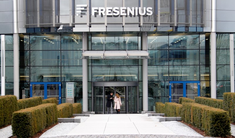 © Reuters. The headquarters of Fresenius is pictured in Bad Homburg near Frankfurt
