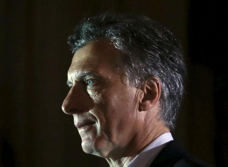 © Reuters. Presidente eleito da Argentina, Mauricio Macri, durante evento em Buenos Aires