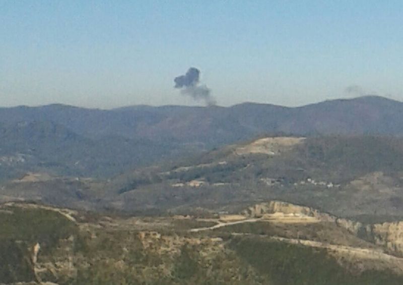 © Reuters. تركيا تسقط طائرة روسية قرب حدود سوريا وموسكو تنفي انتهاك المجال التركي