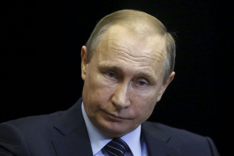 © Reuters. Il presidente russo Vladimir Putin