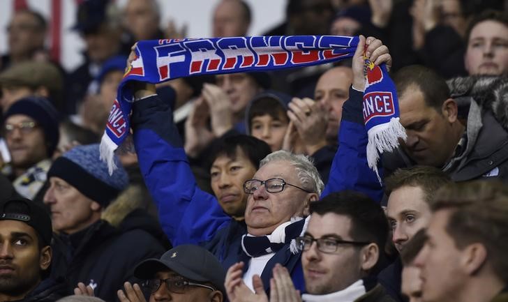 © Reuters. Francia planea tener "zona de aficionados" en Eurocopa 2016 pese a amenaza terrorista