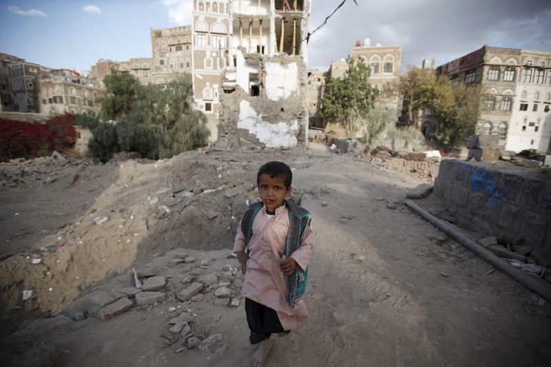 © Reuters. هيومن رايتس ووتش: السعودية لم تحقق في غارات جوية ضد مدنيين في اليمن