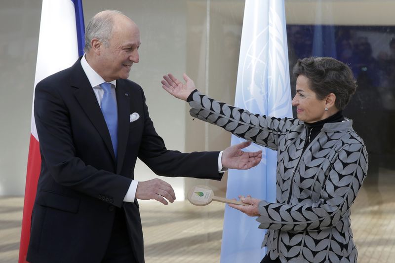 © Reuters. LE BOURGET À L'HEURE DE LA COP21 