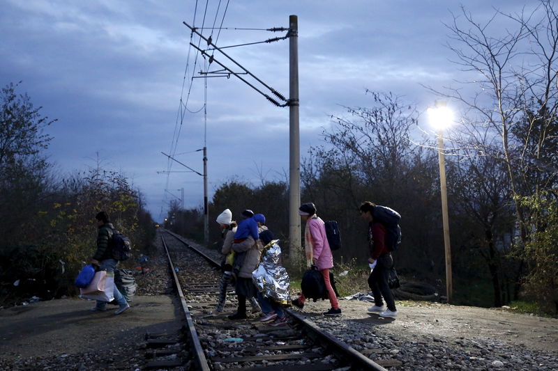 © Reuters. SOMMET UE-TURQUIE À BRUXELLES SUR LES MIGRANTS