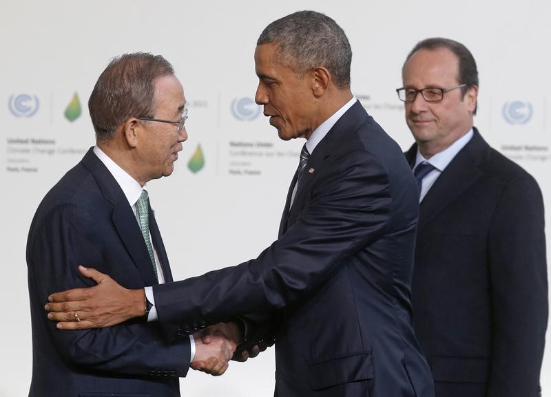 © Reuters. Los líderes mundiales buscarán avances sustanciales sobre el clima en París