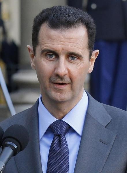 © Reuters. الأسد في مقابلة مع تلفزيون التشيك: يوجد إرهابيون بين اللاجئين السوريين