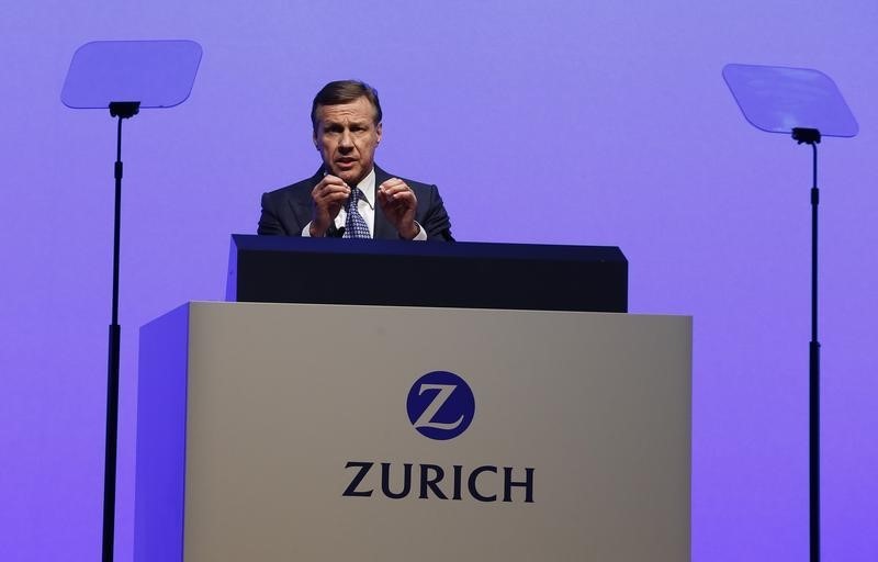 © Reuters. DÉMISSION DU DIRECTEUR GÉNÉRAL DE ZURICH INSURANCE 