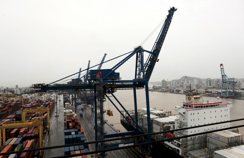 © Reuters. Porto de Jaraguá do Sul, Santa Catarina