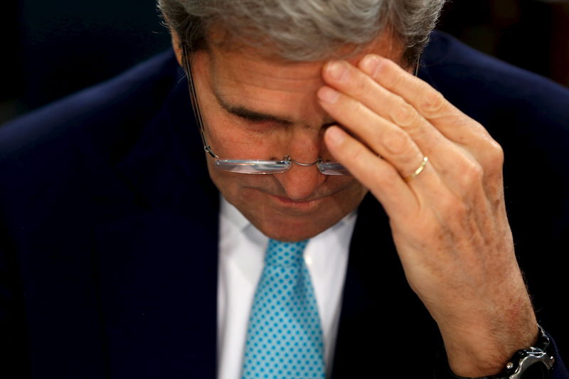 © Reuters. Secretário de Estado dos EUA, John Kerry, em Bruxelas