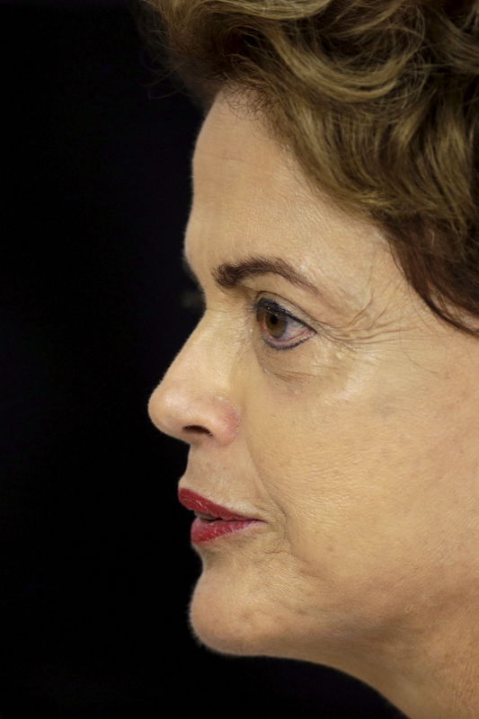 © Reuters. Presidente Dilma Rousseff, no Palácio do Planalto, em Brasília