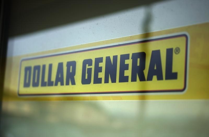 © Reuters. The sign outside the Dollar General store in Westminster, Colorado is pictured