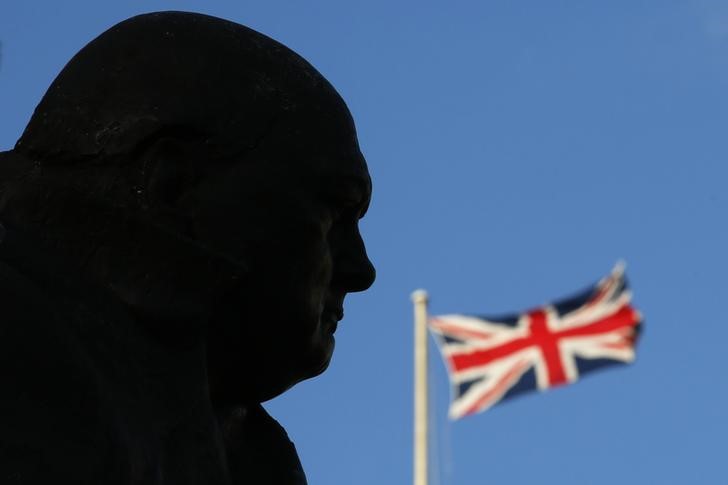 © Reuters. Estátua de Winston Churchill em Londres