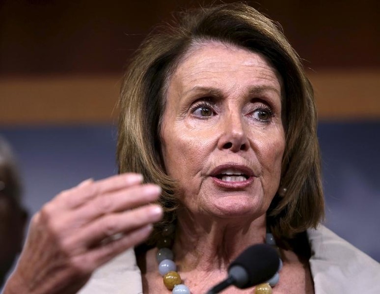 © Reuters. House Minority Leader Pelosi holds a news conference on the upcoming budget reforms and legislation on Capitol Hill in Washington