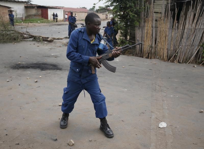 © Reuters. مقتل ثلاثة بعد احباط هجوم لاغتيال ضابط شرطة كبير في بوروندي