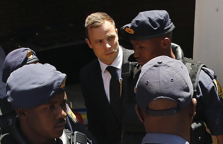 © Reuters. تلفزيون:جنوب أفريقيا تصدر مذكرة اعتقال بحق العداء بيستوريوس