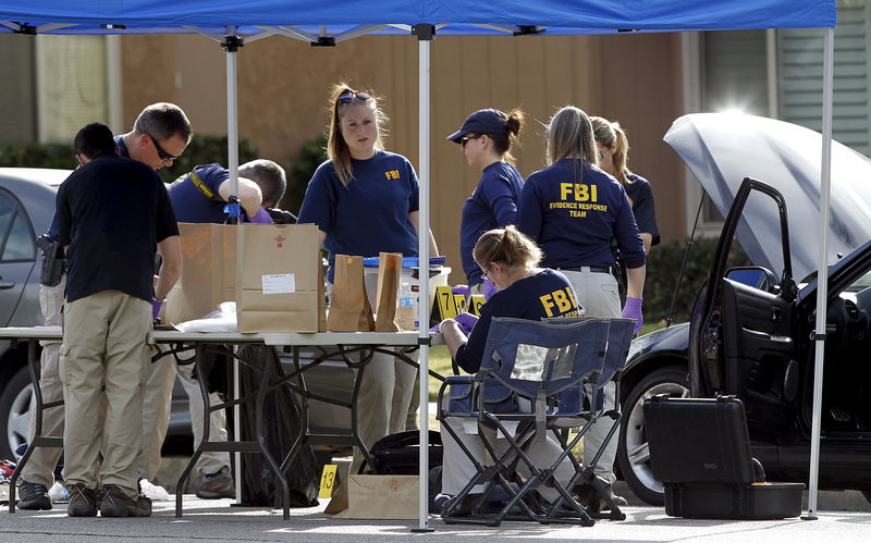 © Reuters. مصدر: لا دليل على أن الدولة الإسلامية كانت تعرف مطلقي الرصاص في كاليفورنيا