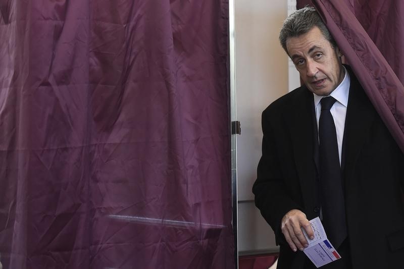 © Reuters. ساركوزي يستبعد أي تحالف مع الاشتراكيين في الانتخابات