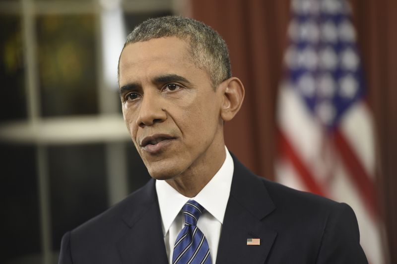 © Reuters. U.S. President Obama speaks about counter-terrorism during an address to the nation from the Oval Office of the White House in Washington