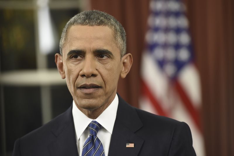 © Reuters. Presidente dos EUA, Barack Obama, durante discurso no Salão Oval da Casa Branca, em Washington