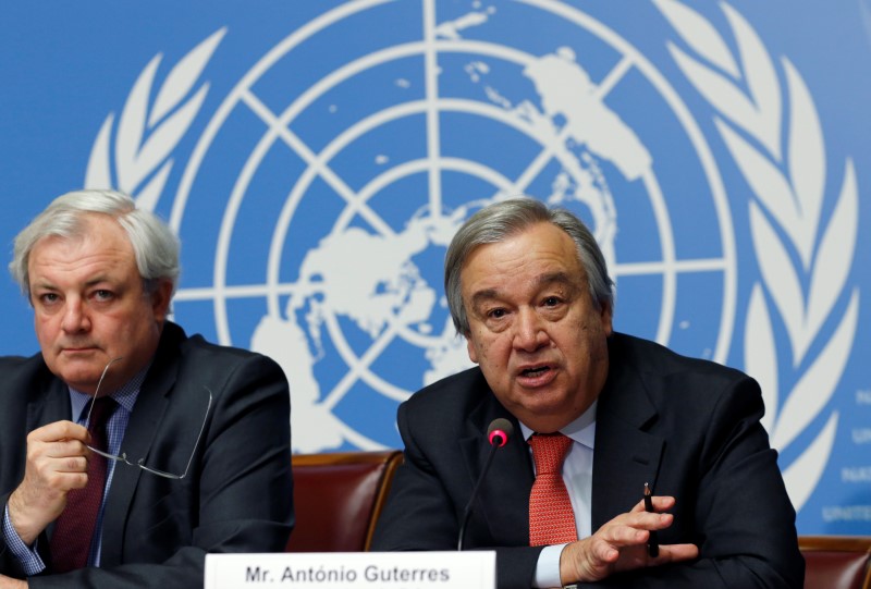 © Reuters. La ONU pide un récord de 20.100 millones de dólares para asistencia en 2016