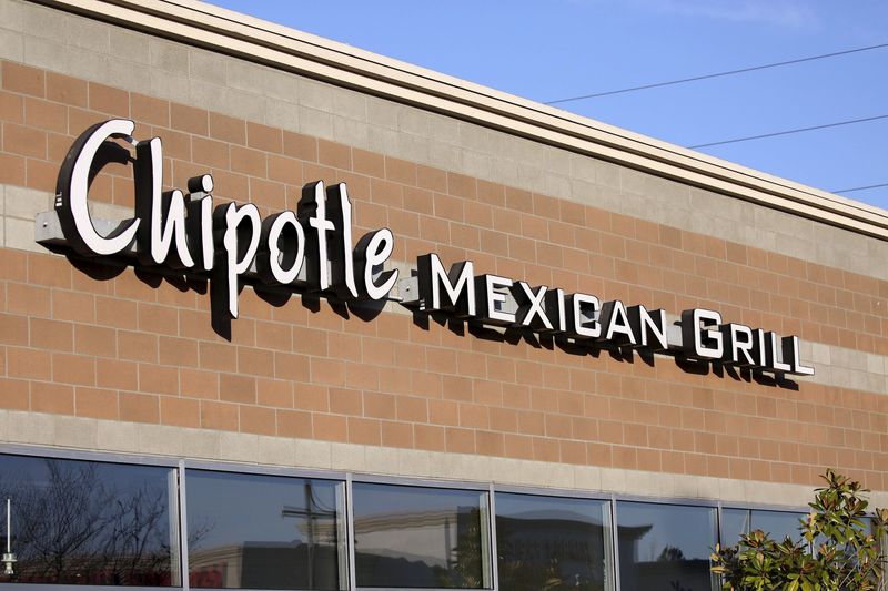 © Reuters. File photo of a Chipotle restaurant in Federal Way Washington