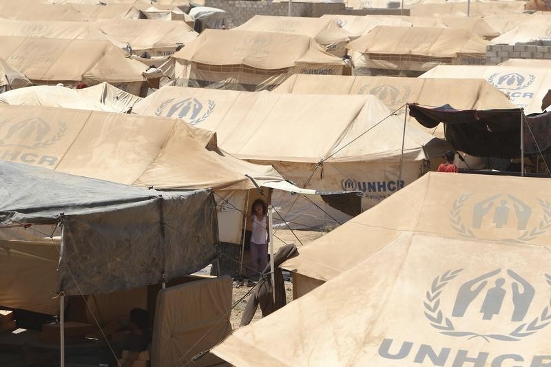 © Reuters. الأمم المتحدة: خطاب الحملة الانتخابية الأمريكية يضر باللاجئين السوريين