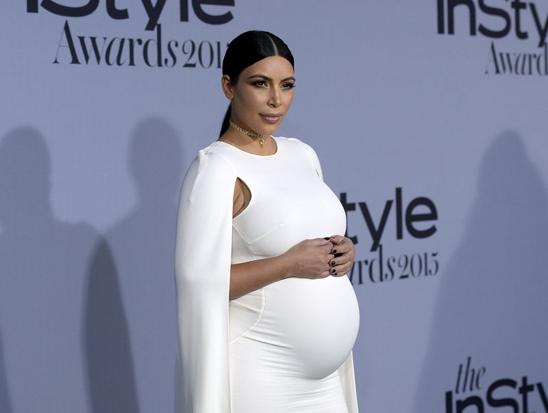 © Reuters. Kim Kardashian West grávida durante evento em Los Angeles