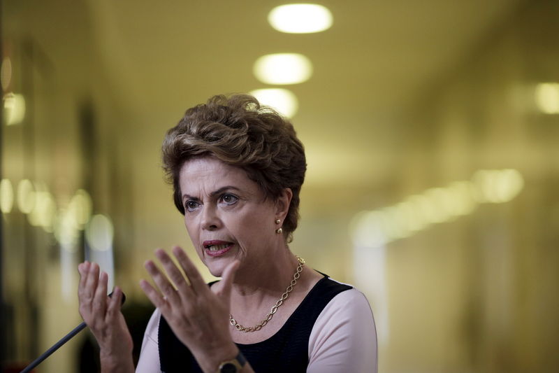 © Reuters. Presidente Dilma Rousseff durante encontro no Palácio do Planalto, em Brasília