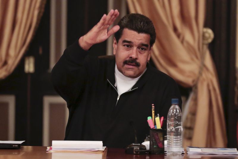 © Reuters. Presidente venezuelano, Nicolás Maduro, durante encontro em Caracas