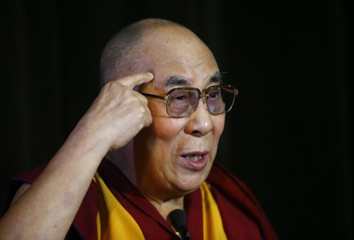 © Reuters. Dalai Lama durante evento em Oxford, Inglatera