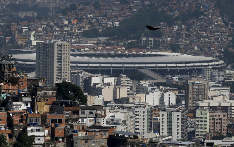 © Reuters. Vista do estádio do Maracanã no Rio de Janeiro