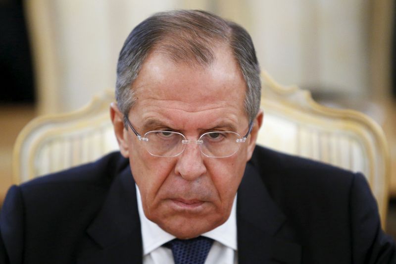 © Reuters. لافروف: استمرار واشنطن بدعم العقوبات على روسيا يعيق إصلاح العلاقات