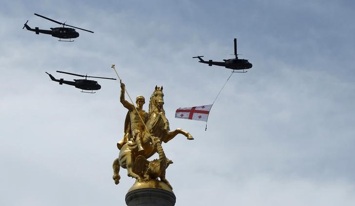 © Reuters. Georgia acusa a Rusia de violar su espacio aéreo 