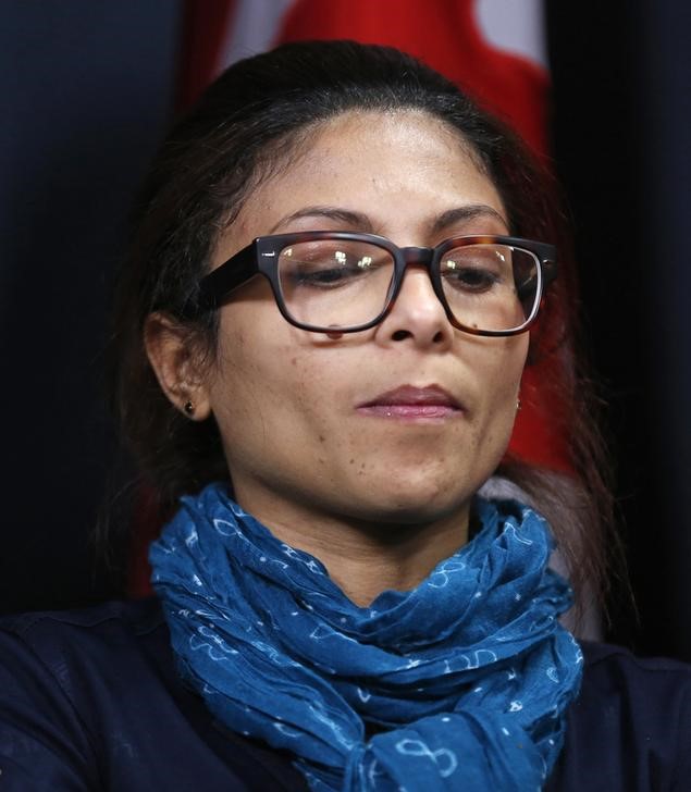 © Reuters. زوجة المدون السعودي رائف بدوي تقول إنه بدأ إضرابا عن الطعام
