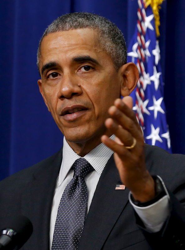 © Reuters. مشرعون جمهوريون يتهمون أوباما بمخالفة القانون في مبادلة سجناء من طالبان