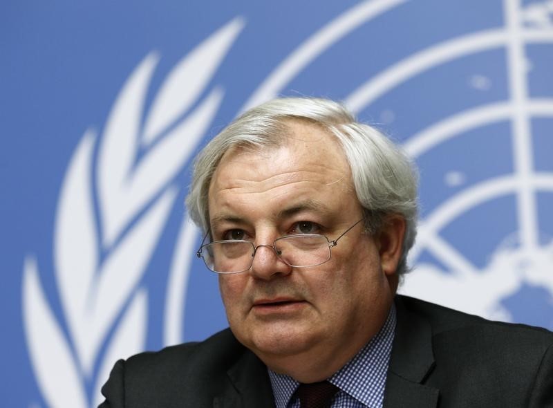 © Reuters. رئيس العمليات الإنسانية في الأمم المتحدة يتوجه إلى سوريا مطلع الأسبوع