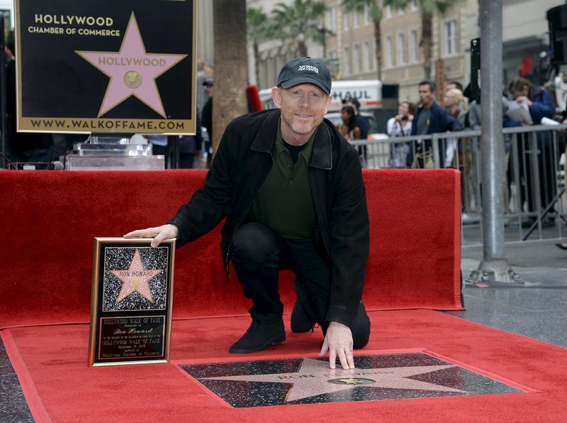 © Reuters. Ron Howard em estrela na Calçada da Fama em Los Angeles