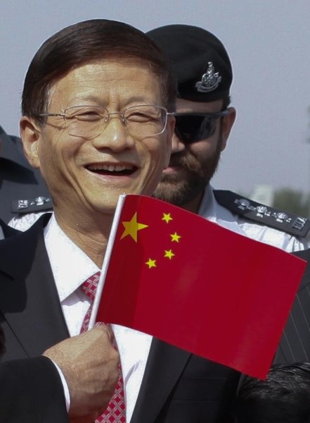 © Reuters. رئيس جهاز الأمن الداخلي الصيني يدعو إلى تحسين جمع معلومات المخابرات بشأن الإرهاب