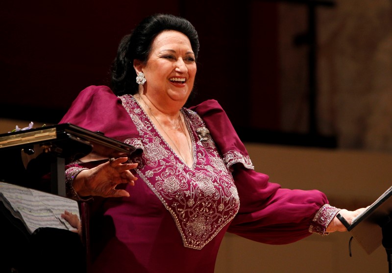 © Reuters. Montserrat Caballé, condenada a 6 meses de cárcel por fraude fiscal