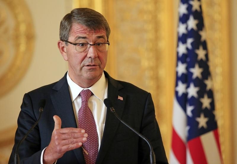 © Reuters. وزير الدفاع الأمريكي: أمريكا ترحب بالتحالف الإسلامي المناهض للإرهاب
