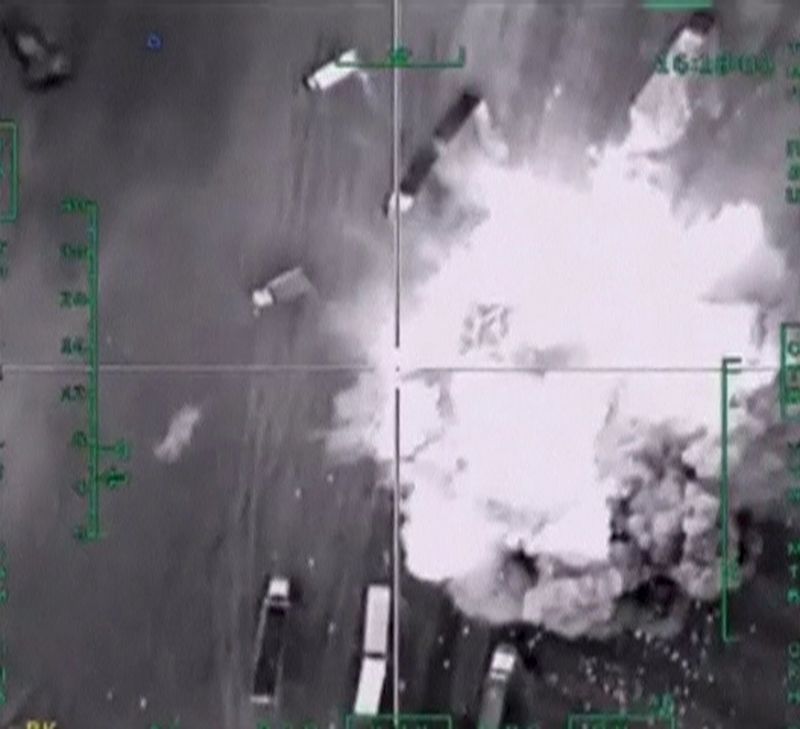 © Reuters. وكالات:سلاح الجو الروسي نفذ أكثر من 4000 طلعة في سوريا منذ 30 سبتمبر