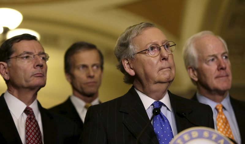 © Reuters. US Republican leadership hold news conference on budget negotiations in Washington